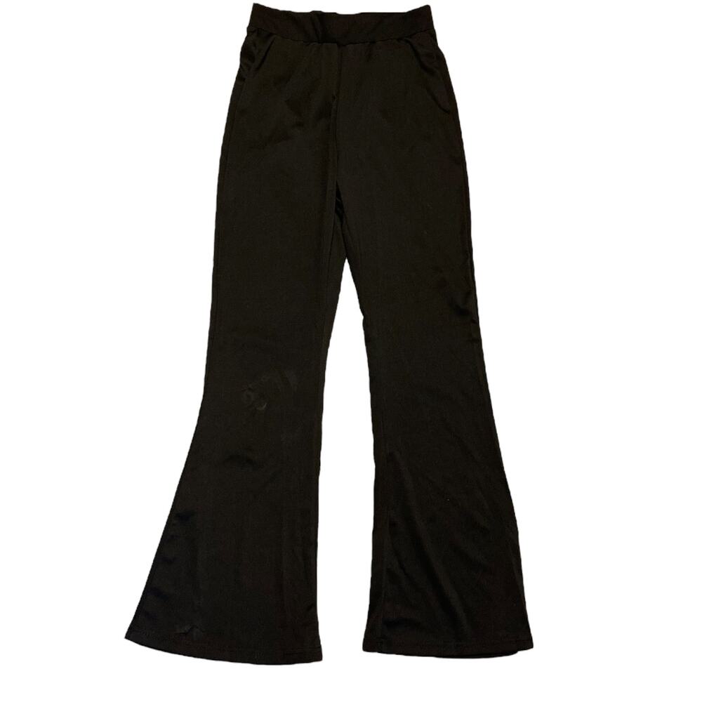 Adilaca High Waisted Bell Bottom Stretch Pants Size Small